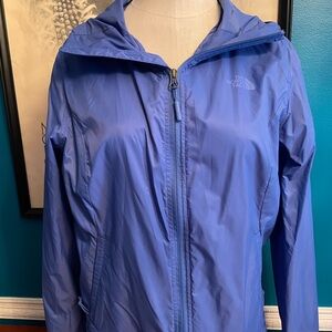 The North Face Women's Vibrant Blue windbreaker